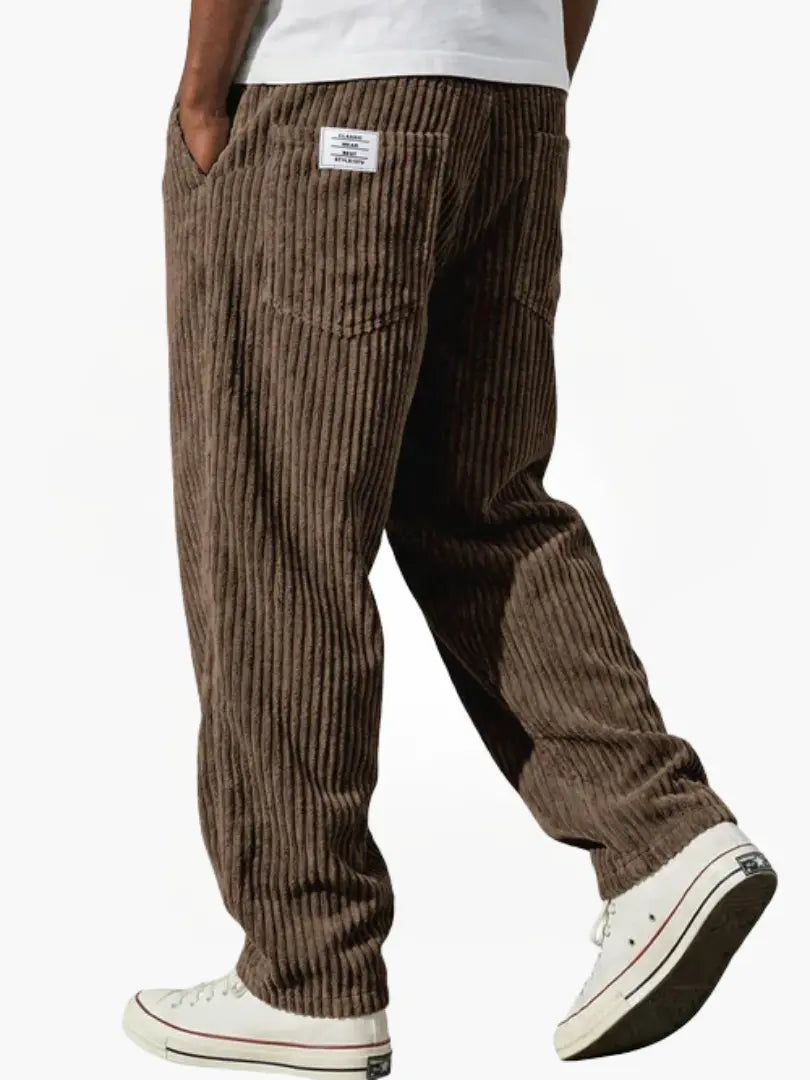 Levano Cord Broek – Comfortabel, Verfijnd & Veelzijdig