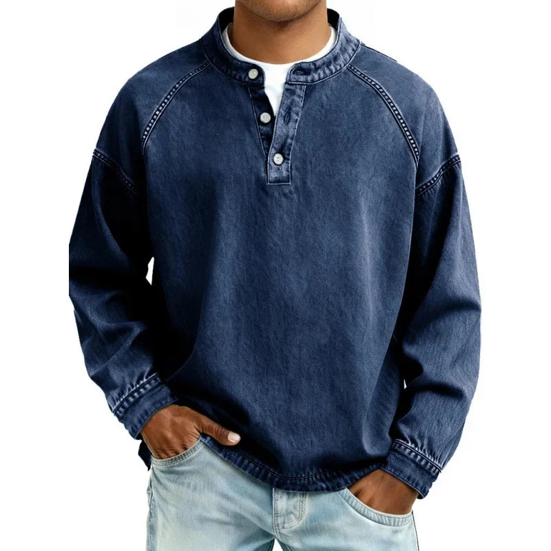 Mavero Vintage Longsleeve – Authentiek, Comfortabel & Karaktervol
