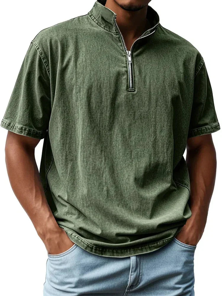 Varello Zip Polo – Modern, Comfortabel & Moeiteloos Verzorgd