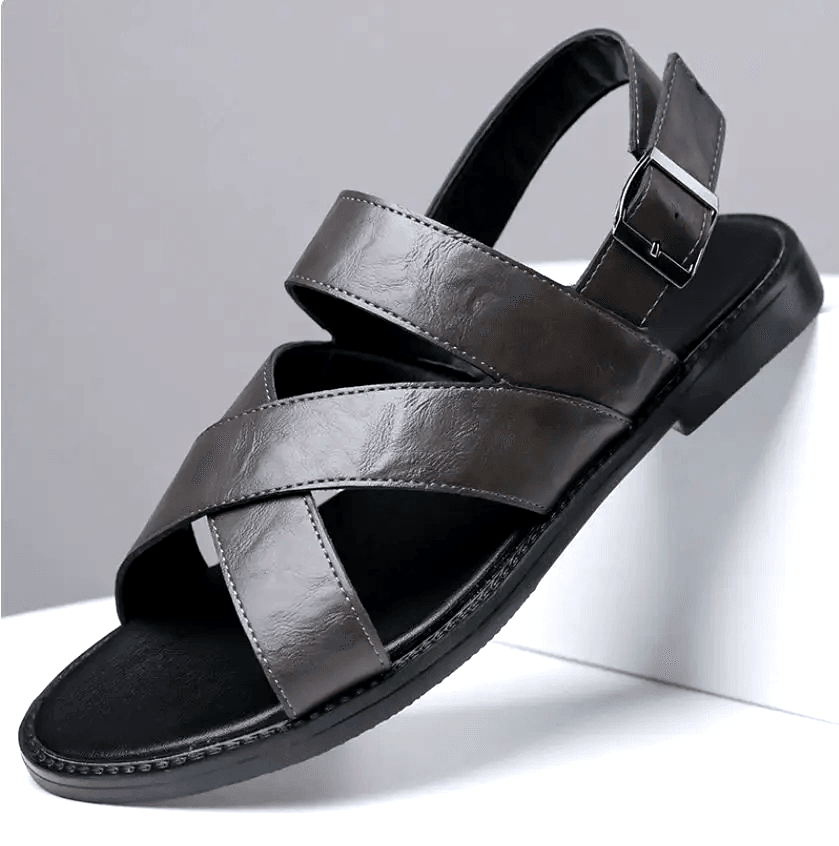 Cesare Leren Sandalen – Elegant, Comfortabel & Tijdloos