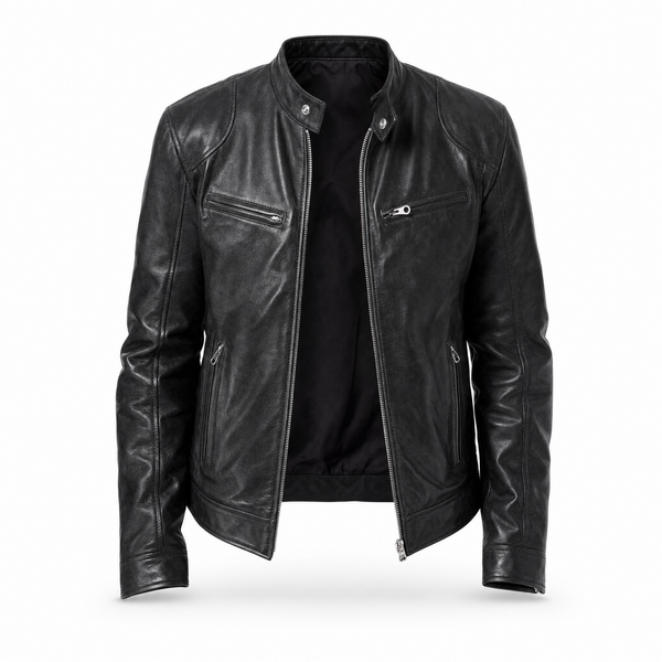 Montieri Leather Jacket – Stoer, Tijdloos & Verfijnd