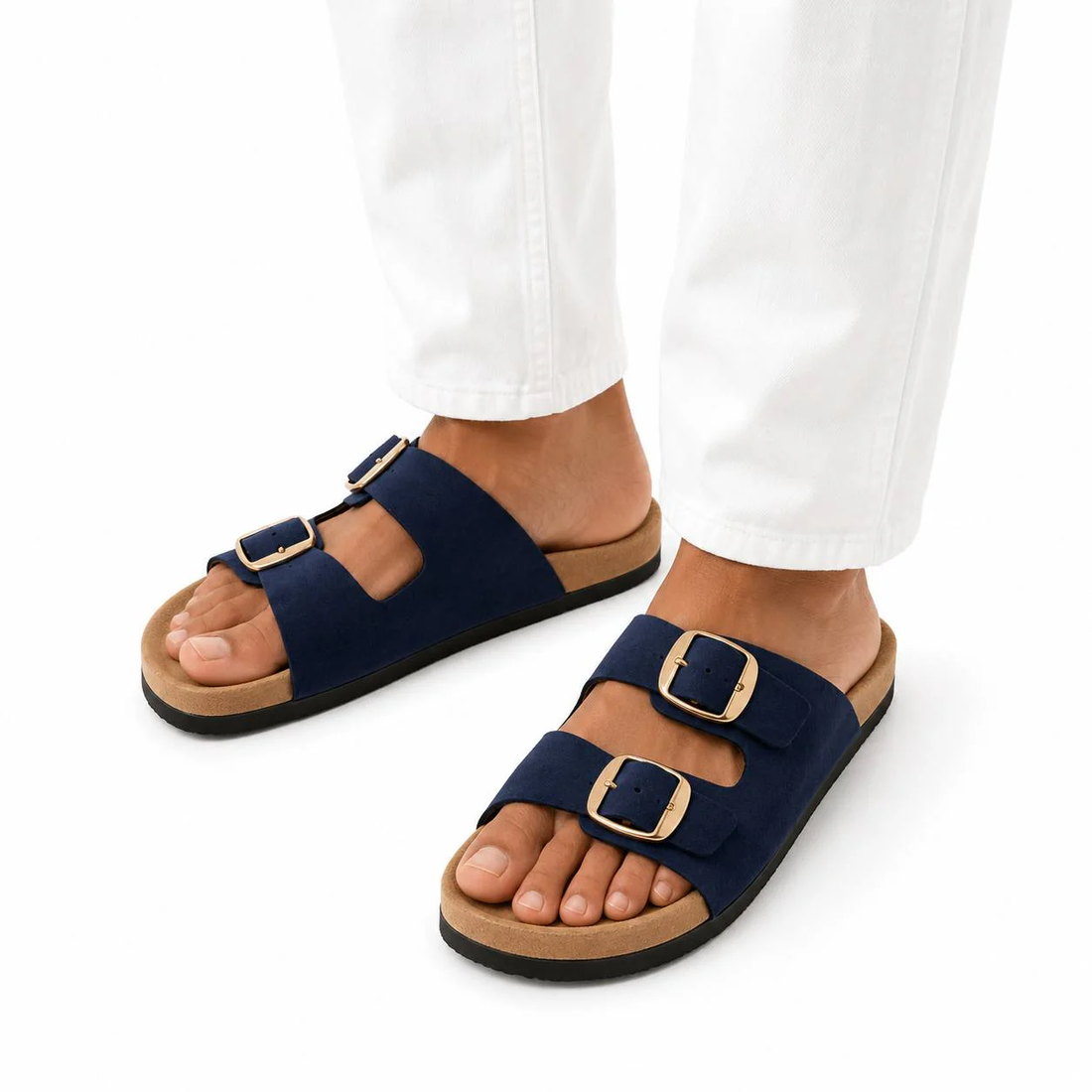 Serafino Comfort Sandalen – Verstelbaar, Comfortabel & Tijdloos