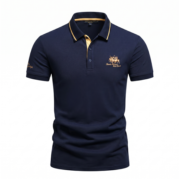 Vincenzo Luxe Polo – Tijdloos, Ademend & Comfortabel
