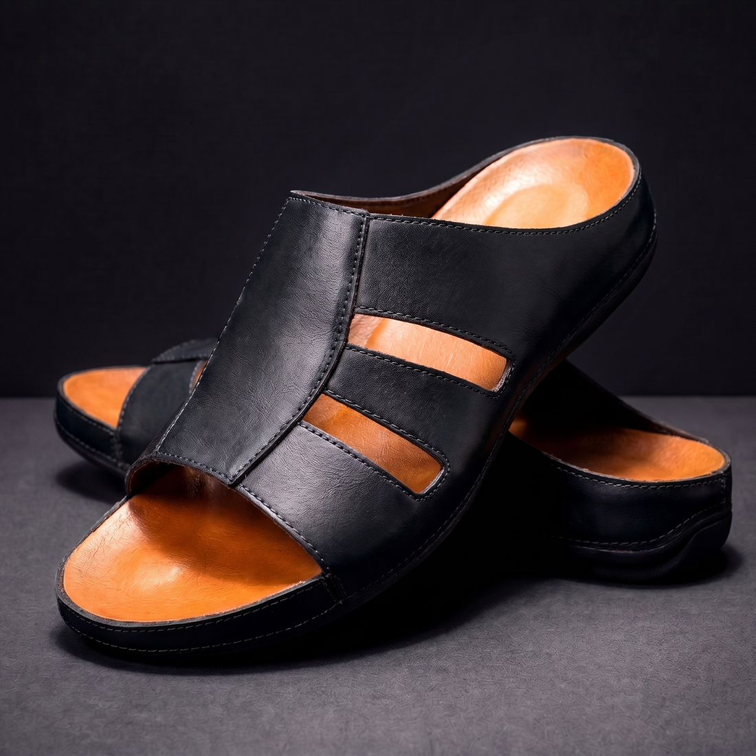 Cavaro Leren Sandalen – Verfijnd, Comfortabel & Tijdloos
