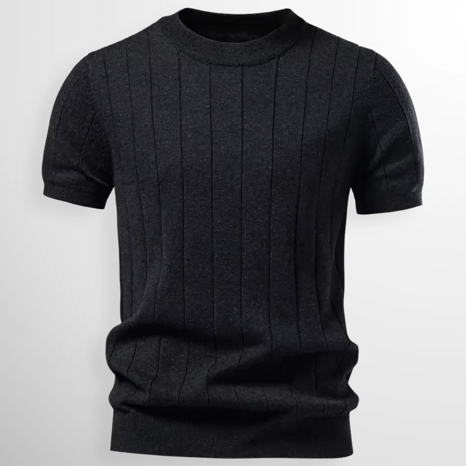 Luca | Luxe Geribde T-Shirt