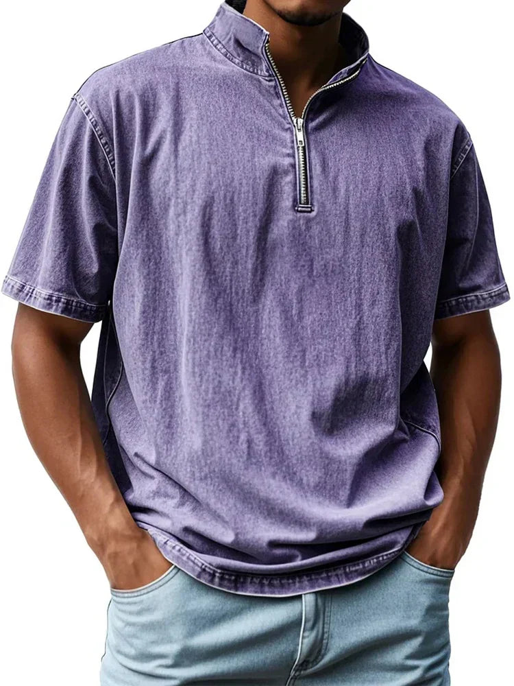 Varello Zip Polo – Modern, Comfortabel & Moeiteloos Verzorgd