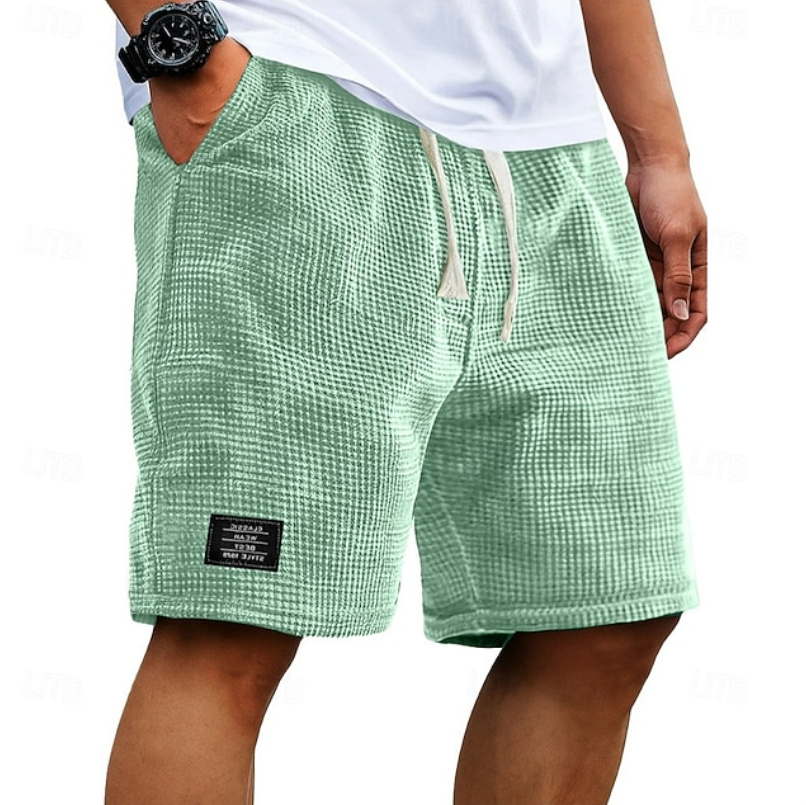 Rovano Wafelshort – Licht, Comfortabel & Tijdloos