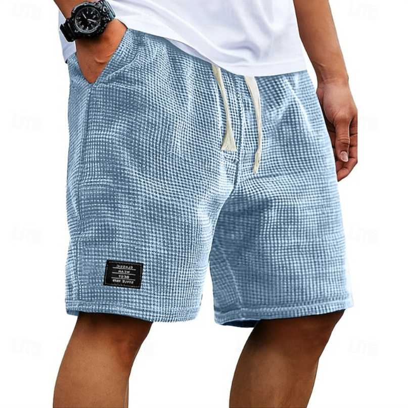 Rovano Wafelshort – Licht, Comfortabel & Tijdloos