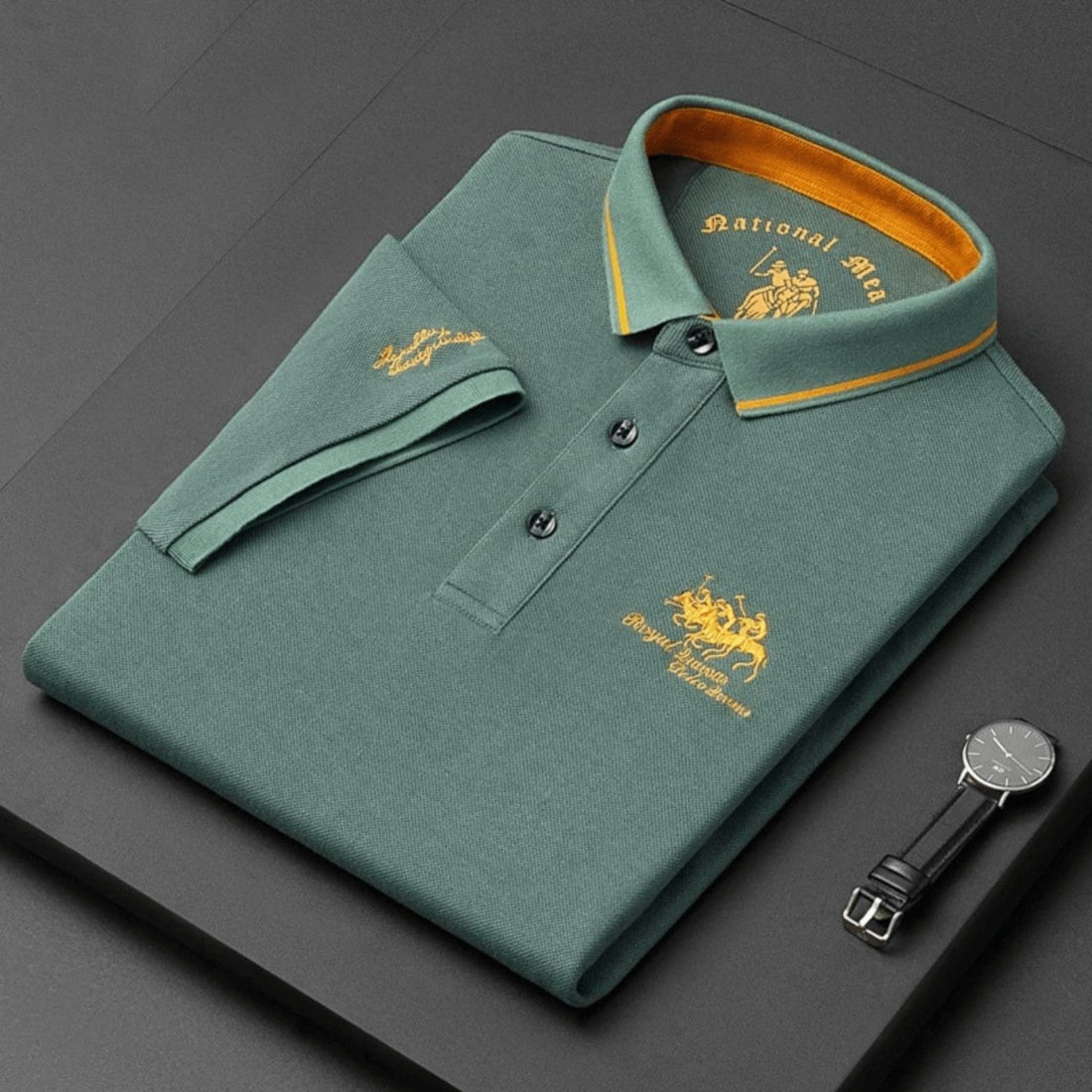 Vincenzo Luxe Polo – Tijdloos, Ademend & Comfortabel