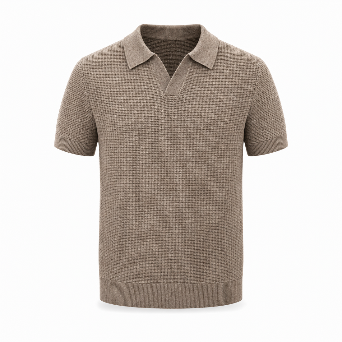 Marzano Gebreide Polo – Tijdloos, Ademend & Verzorgd