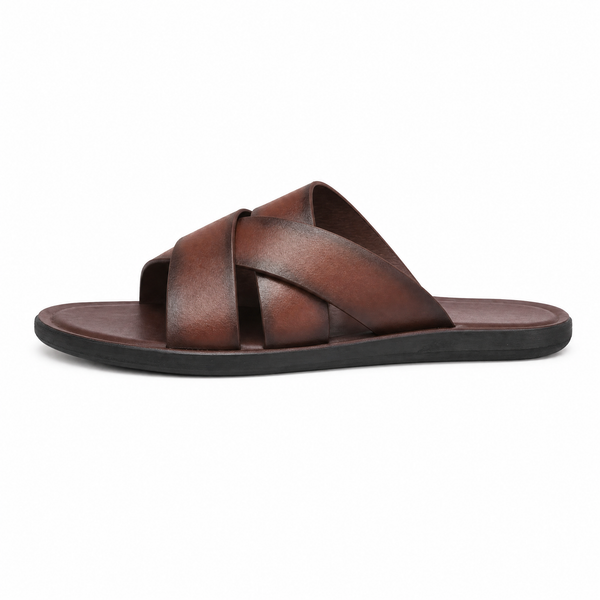 Bellagio Leren Sandalen – Verfijnde elegantie voor iedere zomerse stap