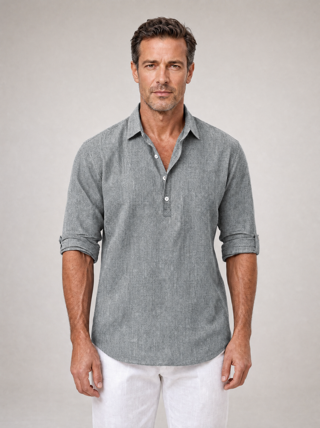 Lucenzo Linen Shirt – Lichtgewicht, Ademend & Moeiteloos Stijlvol