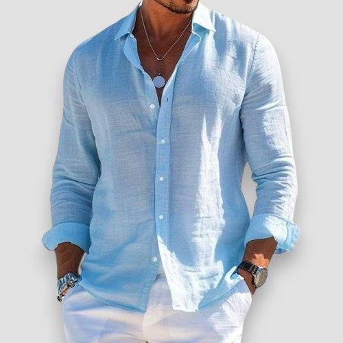 Aureliano Zomeroverhemd – Luchtig, Verzorgd & Tijdloos